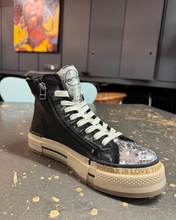 Load image into Gallery viewer, Rebecca White Sneaker Black