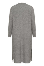 Lade das Bild in den Galerie-Viewer, Oversize Cardigan Strickmantel in Grey Grau Gr 42 bis 64+ - Kaffe Curve