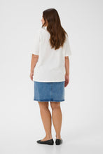 Lade das Bild in den Galerie-Viewer, Shirt mit Aufschrift Cherry Bliss in Weiß Größe 40 bis 60 - Kaffe Curve