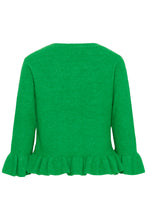 Load image into Gallery viewer, Cardigan in Bright Green bis Größe 58/60 - Kaffe Curve