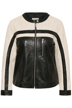 Lade das Bild in den Galerie-Viewer, Exklusive Biker-Jacke aus 100% echtem Schafsleder bis Gr 54 - Kaffe Curve