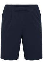Load image into Gallery viewer, Elegante City-Shorts mit hohem Komfort in Marine - Kaffe Curve – bis Gr 60