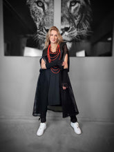 Load image into Gallery viewer, Dreiteiler bestehend aus Netzweste mit Unterkleid & Stulpen