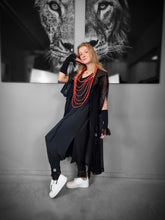 Load image into Gallery viewer, Dreiteiler bestehend aus Netzweste mit Unterkleid & Stulpen