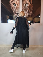 Load image into Gallery viewer, Dreiteiler bestehend aus Netzweste mit Unterkleid & Stulpen