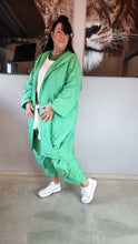 Load image into Gallery viewer, CN-G Übergang Jacke/Mantel grün aus leichtem Step bis Größe 62