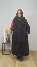 Load image into Gallery viewer, CNG Winter Teddymantel mit Applikationen bis Größe 60- kurzzeitig im Halloween Special