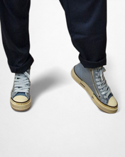 Lade das Bild in den Galerie-Viewer, Rebecca White Sneaker D&W Jeans bis Gr 37 bis 42 in Jeansblau