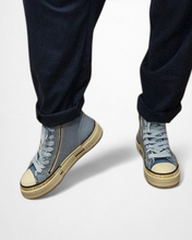 Lade das Bild in den Galerie-Viewer, Rebecca White Sneaker D&W Jeans bis Gr 37 bis 42 in Jeansblau