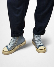Lade das Bild in den Galerie-Viewer, Rebecca White Sneaker D&W Jeans bis Gr 37 bis 42 in Jeansblau