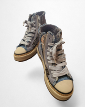 Lade das Bild in den Galerie-Viewer, Rebecca White Sneaker D&W Jeans bis Gr 37 bis 42 in Jeansblau