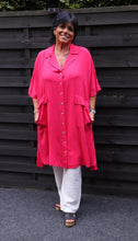 Lade das Bild in den Galerie-Viewer, Darkwin Longbluse oder Kleid in Pink