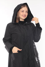 Load image into Gallery viewer, Mädchenglück Hund und Katze Regenmantel in 2 Farben Weiss und Schwarz