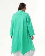 Load image into Gallery viewer, Kollektion Mädchenglück Sommer Trenchcoat von unserem Label Mädchenglück in Smaragd bis Größe 58/60