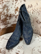 Load image into Gallery viewer, Rebecca White Cowboy Stiefel/Boots Golden Nappa Majolic Blue