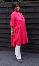 Lade das Bild in den Galerie-Viewer, Darkwin Longbluse oder Kleid in Pink