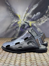 Load image into Gallery viewer, Papucei Sandale Ayak Black/ Silver
