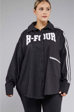 Lade das Bild in den Galerie-Viewer, SALE H4 Bluse Plussize Reihe mit Streifen