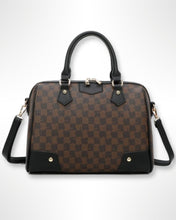 Lade das Bild in den Galerie-Viewer, Tasche Schoko mit Henkel und abnehmbaren Riemen