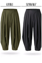 Load image into Gallery viewer, Moderne Ballonhose mit formgebenden Abnähern & seitlichen Eingrifftaschen – Maxlive bis Gr 58