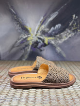 Load image into Gallery viewer, Papucei Pantolette Jules Beige/ Gold