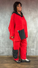 Lade das Bild in den Galerie-Viewer, Mädchenglück Hoodie Einheitsgröße in Rot - Onesize/ Oversized