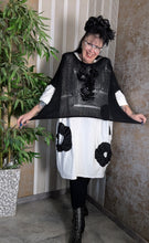 Load image into Gallery viewer, Überwurf mit Cut Outs in Schwarz Tragbar alle Größen