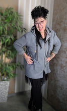 Load image into Gallery viewer, Leichte Cordjacke Einheitsgröße Gr 44 bis 54 in Grau Saisonartikel Low Budget