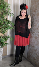 Load image into Gallery viewer, Überwurf mit Cut Outs in Schwarz Tragbar alle Größen