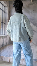 Load image into Gallery viewer, Redesign Jeansjacke used Style mit Cut Outs bis Größe 60