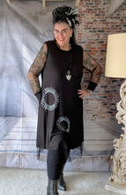 Load image into Gallery viewer, 2 Teiler Kleid mit Überwurf Jacke - raffiniert und aussergewöhnlich bis Größe 50