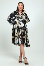 Load image into Gallery viewer, Seidenkleid leicht und luftig in aktuellen Frühlingsfarben von unserem beliebten Label Mädchenglück 6005 bis Größe 62