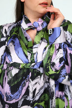 Load image into Gallery viewer, Seidenkleid Flieder Rosa Apfelgrün von Mädchenglück, leicht und luftig bis Größe 62