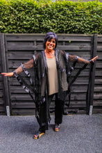 Load image into Gallery viewer, Überwurf aus Netz und Satin Einheitsgröße