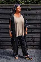 Load image into Gallery viewer, Überwurf aus Netz und Satin Einheitsgröße