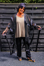 Load image into Gallery viewer, Überwurf aus Netz und Satin Einheitsgröße