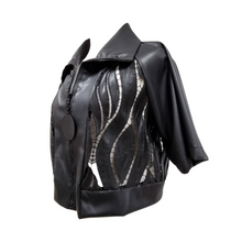 Load image into Gallery viewer, Kurzjacke aus veganem Leder von CN-G in 4 Größen bis Gr 58/60