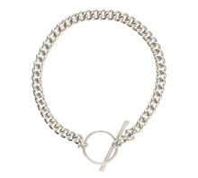 Lade das Bild in den Galerie-Viewer, Halskette mit dekorativem Mittelverschluss plattiert