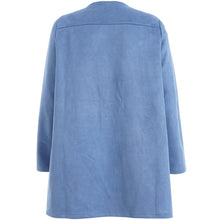 Lade das Bild in den Galerie-Viewer, Stylischer Blazer in Blau Größe 42 bis 62 - Studio