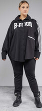 Lade das Bild in den Galerie-Viewer, H4 Bluse Plussize Reihe mit Streifen
