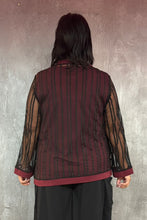 Lade das Bild in den Galerie-Viewer, Mädchenglück exklusive 2 Teiler Netz Tunika Set mit Top in Bordeaux