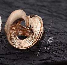 Lade das Bild in den Galerie-Viewer, Gold Ring Kreis Verstellbar