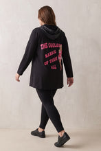 Load image into Gallery viewer, Barbie Hoodie-Tunika "The Coolest Barbie of Them All" bis Größe 58/60- Spezialanfertigung