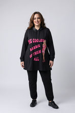 Load image into Gallery viewer, Barbie Hoodie-Tunika "The Coolest Barbie of Them All" bis Größe 58/60- Spezialanfertigung