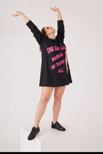 Load image into Gallery viewer, Barbie Hoodie-Tunika "The Coolest Barbie of Them All" bis Größe 58/60- Spezialanfertigung