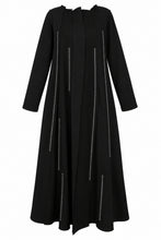 Load image into Gallery viewer, Langes Maxikleid mit Nieten-Einsätzen & Streifen-Details – Maxlive
