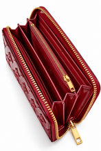 Load image into Gallery viewer, Großes XL-Lack-Portemonnaie mit Prägung in 2 Farben