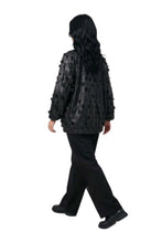 Load image into Gallery viewer, Ausgefallene Ballonjacke mit Plättchenverarbeitung in 2 Farben – B-ONE