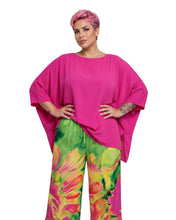 Lade das Bild in den Galerie-Viewer, CN-G Tunika mit fliessendem Fall in Pink Oversize Gr 40 bis Gr 64