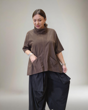 Load image into Gallery viewer, Tunika in Schoko Größe 40 bis 54